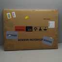 Gold Metal Framed Bathroom Mirror for Wall,22X30 Inch Rounded Rectangle Mirror, Matte Black Bathroom Vanity Mirror Farmhouse, Anti-Rust, Hangs Horizontally or Vertically