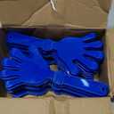 10 Pcs Hand Clappers Noisemakers 7.5 Inch Clappers Noisemakers Plastic Hand Clappers for Birthdays Game Football Sporting Events Cheers Supplies Dance Basketball Football Noisemakers(Blue)
