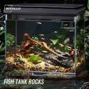 RITOLLO 6 lb Aquarium Gravel, 3/8 in Polished Fish Tank Rocks for Aquarium Decor, River Rocks for Indoor Plants Succulents, Decorative Stones for Outdoor Garden Decor (Mixed Color)