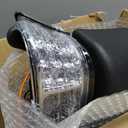 Golf Cart Precedent LED Headlight Light Kit Compatible with Club Car Precedent 2004-Up Front Replace Head Light 12V Light Kit Assembly with Bumper For Club Car Precedent Gas and Electric
