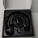 Bluetooth Headset, Wireless Headphone with AI Noise-Canceling Microphone for Computer, On Ear Bluetooth Headset with USB Dongle for Office Call Center Skype Zoom Meeting Online Class (Black)