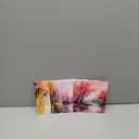 PIXILUV Vintage Postcards (24 pcs 4"x6" each) Gorgeous Serene Wintery Rivers and Cabins Vintage Postcards Retro Greeting Card Book Illustration Reprint