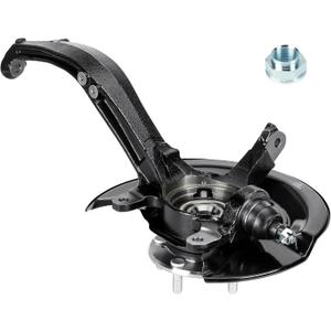 Front Right Steering Knuckle & Wheel Bearing Hub Assembly Fit for Honda Accord 2003-2007 2.4L (Not fit Accord 3.0L; Automatic Transmission Only, Spline Quantity: 26) Passenger Side, for 698400 698-400