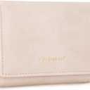 Montana West Wallet for Women Small Trifold Wallet RFID Blocking Wallets with ID Window (Beige)