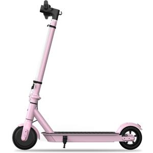 Hiboy S2 Lite Electric Scooter - 6.5" Solid Tires - Up to 10.6 Miles Long-Range & 13 MPH Portable Folding Commuting Kick-Start Boost Scooter for Teens, Sakura Pink