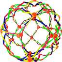 ArtCreativity Expandable Breathing Ball - Hoberman Sphere - Expanding Collapsible Ball from 6"-12" - Stress Reliever Fidget Toy for Yoga, Anxiety, Relaxation, Autistic Children - Party Favor