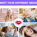 5 x Lip Ice Pack for Injuries, Mini Small Gel Ice Pack, Hot and Cold Compress, Reduce Pain and Swelling, Dark Circles Fade, Eye Relax, Anti-Aging Lip Care Pad Gift for Girl Woman (6 PCS)