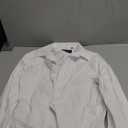 Alimens & Gentle Men's Dress Shirt Regular Fit Stretch Stain Shield Long Sleeve Solid Business Wedding Button Down Shirts Size L