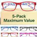 Gaoye 2.5 Professional Reading Glasses for All Day - FSA-HSA - Computer Readers with Blue Light Protection