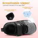 BARERUN Baby Sneakers Toddler Shoes Soft Anti-Slip Sole Newborn First Walkers Infant Toddler Breathable Athletic Running Shoes (Gray)