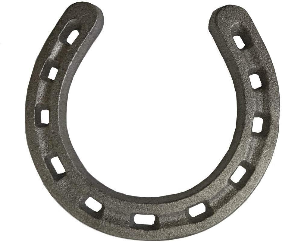 D-Doner Cast Iron Horseshoe Wall Decor, Medium Horseshoe Sturdy Cast Iron for Indoor Or Outdoor