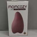 Momcozy Warming Lactation Massager 2-in-1, Soft Breast Massager for Breastfeeding, Heat + Vibration Adjustable for Clogged Ducts, Improve Milk Flow, Engorgement (Red)