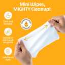 Fomin Mini Hand Sanitizer Wipes 30 Pack (8 Count) - Variety Pack Mini Wet Wipe - pH Balanced, Biodegradable, Antibacterial On The Go Hand Sanitizing Wipes - Hypoallergenic, Plant-Based Travel Wipe