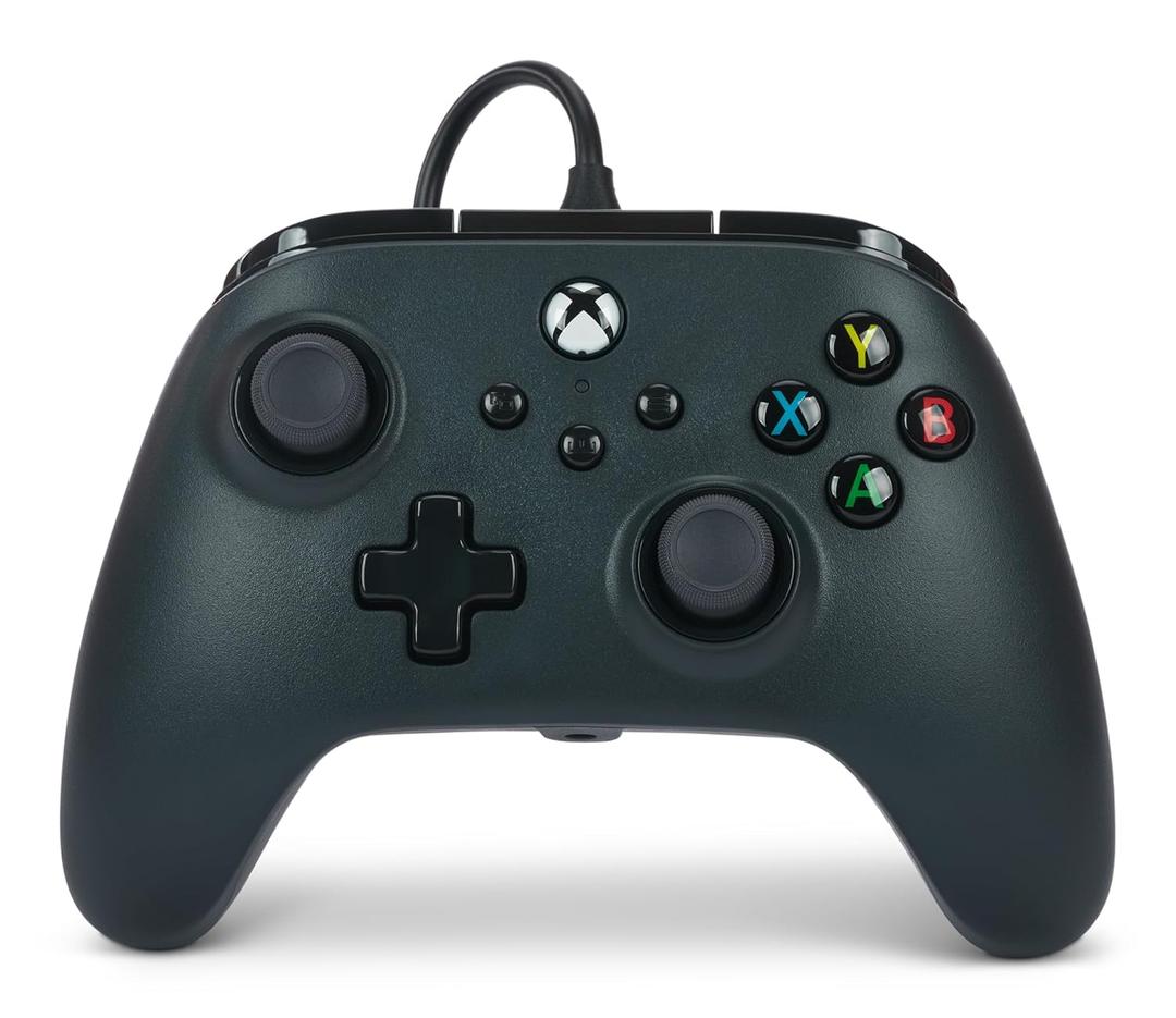 PowerA Wired Controller for Xbox Series X|S - Black, Gamepad, Wired Video Game Controller, Gaming Controller, Works with Xbox One and Windows 10/11