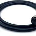 16.4ft GX16 3 Pin Cable Double Female Head Aviation Cordset, GX16 3 Pin Panel Mount Circular Metal Aviation Connector Adapter Female to Female Cable (5Meter)