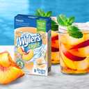 Wylers Light Singles-To-Go Sugar Free Drink Mix, Peach, 8 CT Per Box (Pack of 12) (EXP 11/01/28)