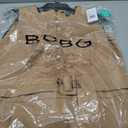 BCBG womens Sleeveless V-neck Button Front Belted Romper, Size 16