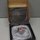 Stainless Steel Shower Hose, Extra Long 118 Inches, Handheld Shower Head Hose Replacement, Brass Insert & Nut, G1/2 Universal Standard Connection, Anti-Explosion Anti-Kink Leakproof, Chrome