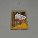 FEWELL Masonry Drill Bits 10 Pcs, Concrete Drill Bit Set Size 1/8" to 1/2", Professional High Cobalt Drill Bit Set for Tile Glass/Metal Brick Concrete Ceramic Plastic Wood