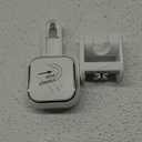 TAILI Shower Head Holder Suction, Handheld Shower Head Bracket, Height Angle Adjustable Wall Mounted, Bathroom Showerhead Holder Removable No Drilling Waterproof, Square Suction Cup, White