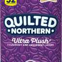 Quilted Northern Ultra Plush Toilet Paper, 8 Super Mega Rolls = 32 Regular Rolls, 3X Thicker*, 3 Ply Soft Toilet Tissue (4 Packs)