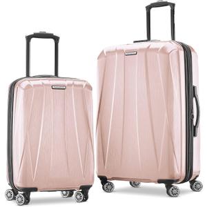 Samsonite Centric 2 Hardside Expandable Luggage with Spinner Wheels, Blossom Pink, 2-Piece Set (20/24)