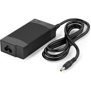 MUNBYN AC Adapter, 24V 2.0A Power Supply, Black Power Adapter for Printer, Compatible with P941, P130, and 129B Label Printers, and Other Shipping Label Printers
