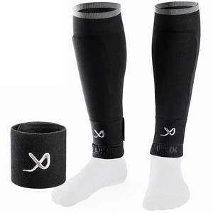 LUX Sports LUX Soccer Sleeves w/Free Guard Stays for Men/Boys/Youth Compatible w/Soccer Grip Sock - Shin Guards - Shin Guard Sleeve