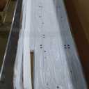 KEIKI Full Size Metal Loft Bed Frame with Convertible Staircase, Built-in Storage Shelves & Wardrobe, Loft Bed with Solid Slats & Guardrail, No Box Spring Required, Easy Assembly, for Bedroom, White