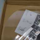 12 Inch Acrylic Detachable End Table, Round Acrylic Coffee Table, 2 Tier Multifuntional Clear Nightstand End Table for Small Spaces, Detachable Beside Table for Living Room, Bedroom, Study Room