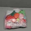 Oudain 36 Pcs St. Patrick's Day Shamrock Shape Filler Egg Bunny Felt Stuffed Hearts Ornaments Tiered Tray Decor Bowl Basket Hanging Tree Ornaments Decor for Tree Party DIY Crafts(Combination Style)