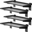 4 Pack Slatwall Shelves, 24 Inch Heavy Duty Slat Wall Hanging Shelf