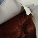 Long Auburn Wavy Wig for Women 26 Inch Auburn Middle Part Curly Synthetic Hair Wig Natural Look Heat Resistant Fiber for Daily Party Use