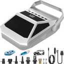 50PSI Paddle Board Pump Electric Portable, High Pressure Sup Pump - Dual Stage Inflation, Auto Shut Off and Deflate for Stand Up Paddle Board/Car/Kayak/Bicycle