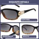 FIMILU Polarized Sunglasses for Women, Retro Stylish Glasses Reduce Glare Sun Glare UV Protection for Travelling Vacation