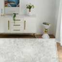 10x8 Washable Area Rug A Grey Paint Limestone Backdrop a White Light Seam Back Flat Subway Small Rugs for Bedroom Bedside Living Room Entryway Kitchen Non Slip Dining Room Throw Rugs Carpet Indoor (Multi1)