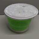 Salad Spinner, 5L Vegetable Washer Dryer Drainer Strainer with Bowl & Colander, Multi-Use Lettuce Spinner, Fruit Washer, Pasta and Fries Spinner (G1)