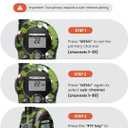 FOREDOM Walkie Talkies for Kids Walkie Talkies Long Range for Boys & Girls Age 3 to 12 Year Old Birthday Cool Army Toys - 3 Pack