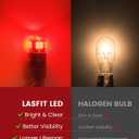 LASFIT 3157 LED Brake Light Bulb, 3057 3156 3157 LED Bulb Red, 4000LM Super Bright 3056 4057 4157 3457 for Automotive Tail Brake Lights, Stop Parking Light, Not for Trucks (2-Pack)