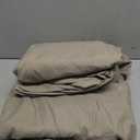 King Size 4 Piece Sheet Set - Comfy Breathable & Cooling Bed Sheets Set - Hotel Luxury Bedding for Women, Men, Kids, Teens, Boys & Girls - Deep Pockets, Ultra-Soft and Wrinkle Free - Oeko-Tex - Khaki