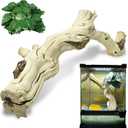 VCEPJH Large Snake Climbing Branch Decor 15.5 in Natural Reptile Wood Cork Log Bearded Dragon Tank Accessories Tree Trunk for Chameleon Gecko Ball Python Frog