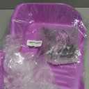 Portable Shampoo Basin for Kids, Baby, Children,Tear Free Hair Washing Basin Tray at Home (Purple)