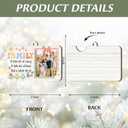 6 x Family Ornament 2025  Gift for Christmas Family, A Little Bit of Crazy, A Little Bit of Loud, and a Whole Lot of Love Quote  Rustic Farmhouse Keepsake with Photo Frame for Christmas Tree