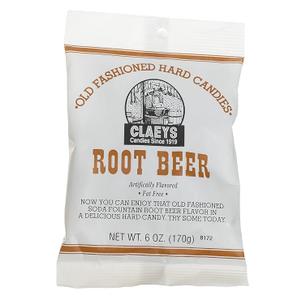 Claeys Old Fashioned Root Beer Hard Candy 6 oz.