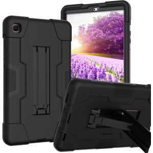 case for Samsung Galaxy Tab A 8.4 2020 Case, Heavy Duty Hard PC Soft Silicone Shockproof Kickstand Rugged High Impact Protective Case for Galaxy Tab A 8.4 Inch 2020 SM-T307, Black
