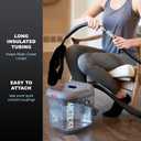 Circulating Cold Water Therapy Ice Machine Gen 2 by Arctic Ice Clear for Knee, Elbow, Shoulder, Back Pain, Swelling, Sprains, Injuries (Arctic Ice Clear) (with Universal Pad)