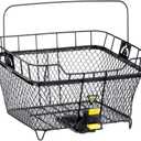 Topeak MTX Rear Bike Basket, 15.9 x 13.2 x 9.5