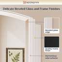 Keonjinn Matte White Medicine Cabinet with Mirror 20x 30 Inch, Metal Framed