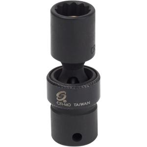 Sunex 808zuMMG 1/4-Inch Drive 8-Mm 12-Point Magnetic Universal Impact Socket