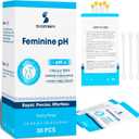 At-Home Vaginal pH Test Kit: 30 Strips + 30 Individually Wrapped Swabs - Fast & Accurate Feminine Health Monitoring for pH Balance, BV & Yeast Infection - Professional Grade